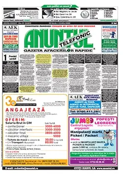 convocator Anuntul Telefonic